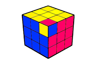 flipped corner on rubik's cube