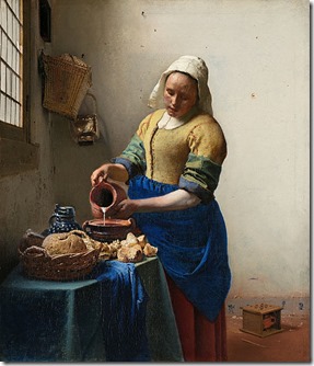 The Milkmaid, Johannes Vermeer, c. 1660