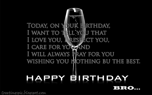 Birthday wishes quotes for brother with images