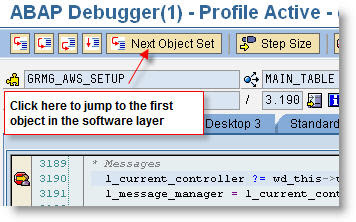 Layer-Aware Debugging in NW 7.0 EHP2