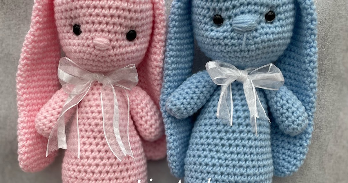 Crochet bunny amigurumi for beginners without sewing