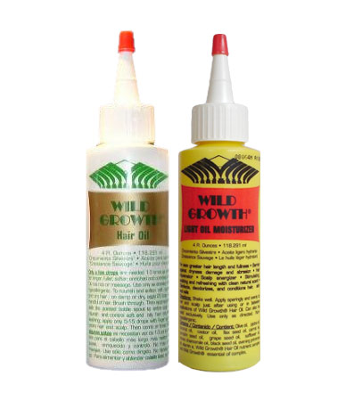 ... Products : Wild Growth Hair Oil & Wild Growth Light Hair Moisturizer