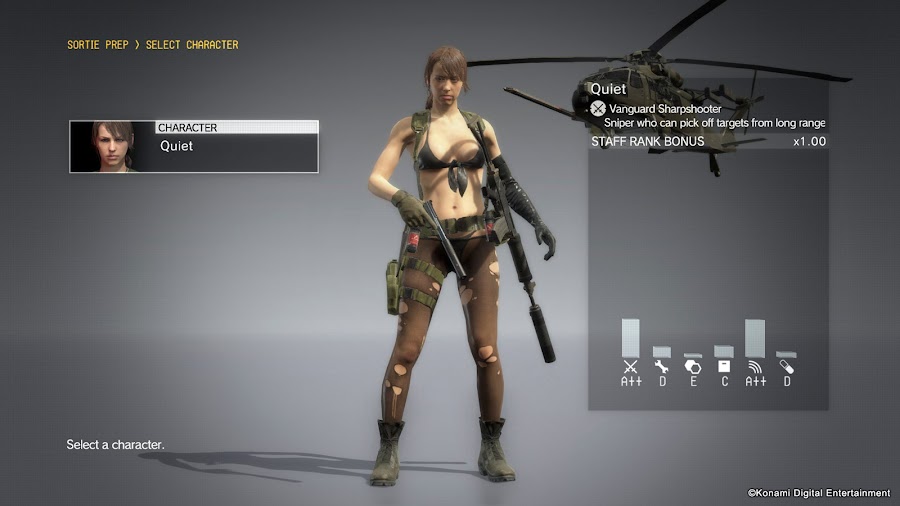 metal gear solid 5 quiet playable update