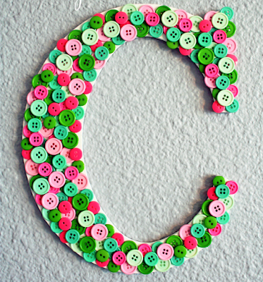 alphabet button craft ideas