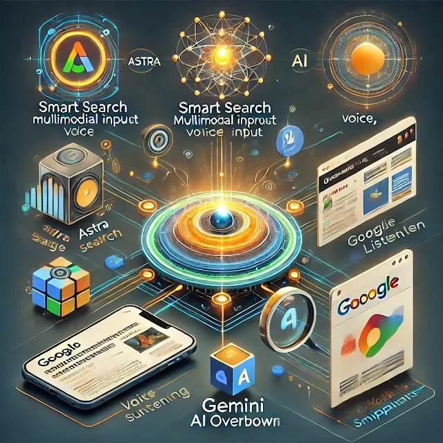Google的Astra、Gemini、AI Overviews、Daily Listen和NotebookLM這些技術和工具共同形成了一個強大的生態系統。