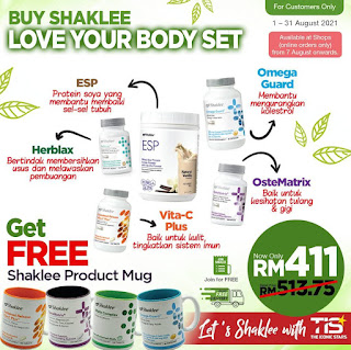 Produk Shaklee Untuk Kuruskan Badan dan Kulit Cantik Review