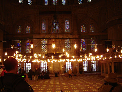 Inside of Sultanahmet Mosque