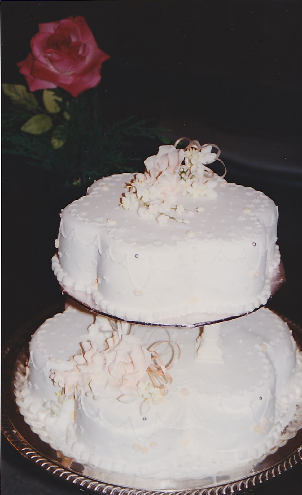 25th Wedding Anniversary cake