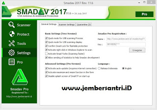 Download Smadav Pro Rev 11.7 Full Free Serial Number Key Terbaru Agustus 2017