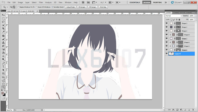 AdobeMasters.blogspot.com - Tutorial Vector Anime Flat Design