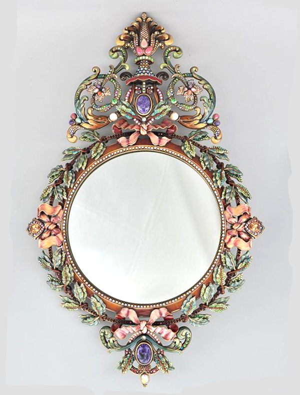 Repurposed Jewelry Mirror