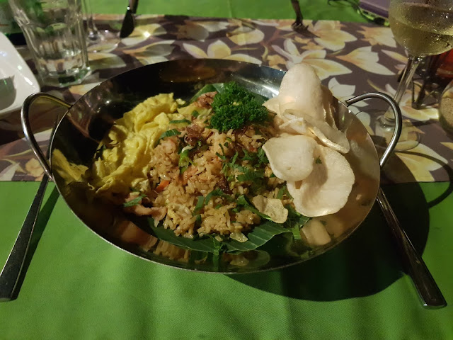 Cena sul lungomare di Sanur, Bali