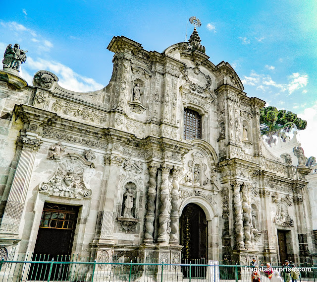 Igreja de La Compañia (Igreja dos Jesuítas) em Quito