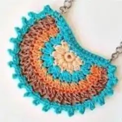 Collar Boho a Crochet