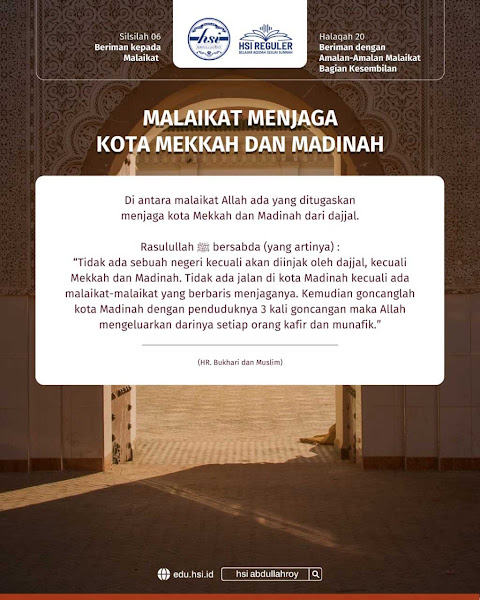 Halaqah 20 ~ Beriman Dengan Amalan-Amalan Malaikat Bagian 09 Dari 12