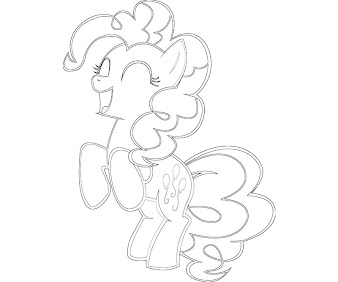 #14 Pinkie Pie Coloring Page