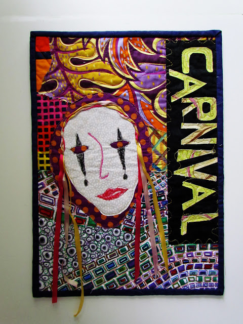 Carnaval:  an art quilt by Marty Mason