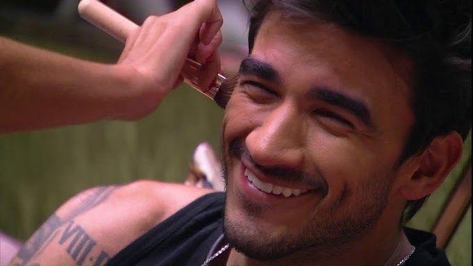 Gizelly maquia Guilherme e brothers se divertem #BBB20