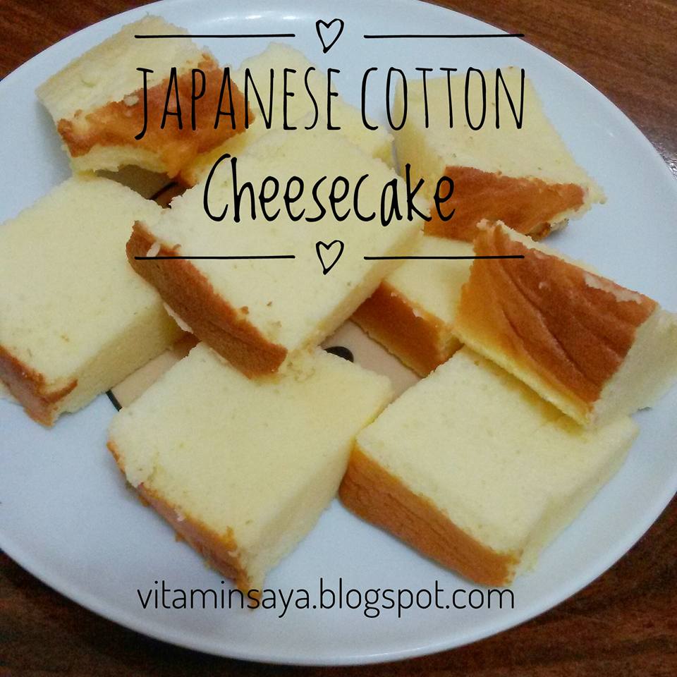 Resepi Japanese Cotton Cheesecake Yang Senang Tapi Sedap 