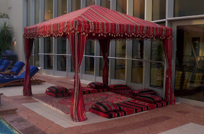People often organize Ramadan Tent dinners during the month of Ramadan.