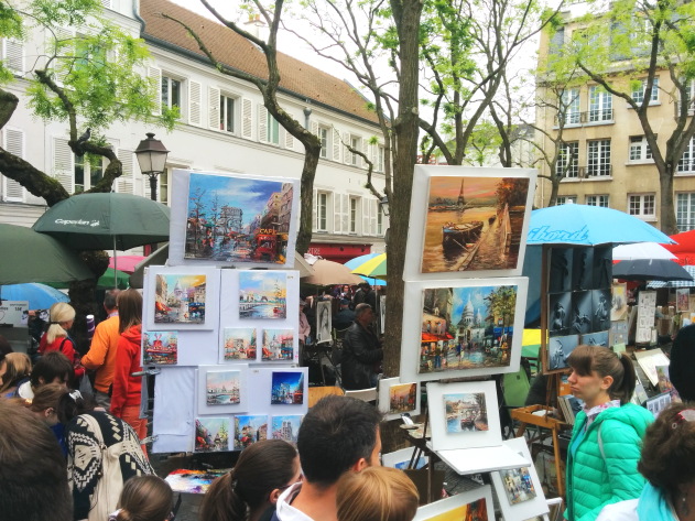 Colorful Street Action from Paris