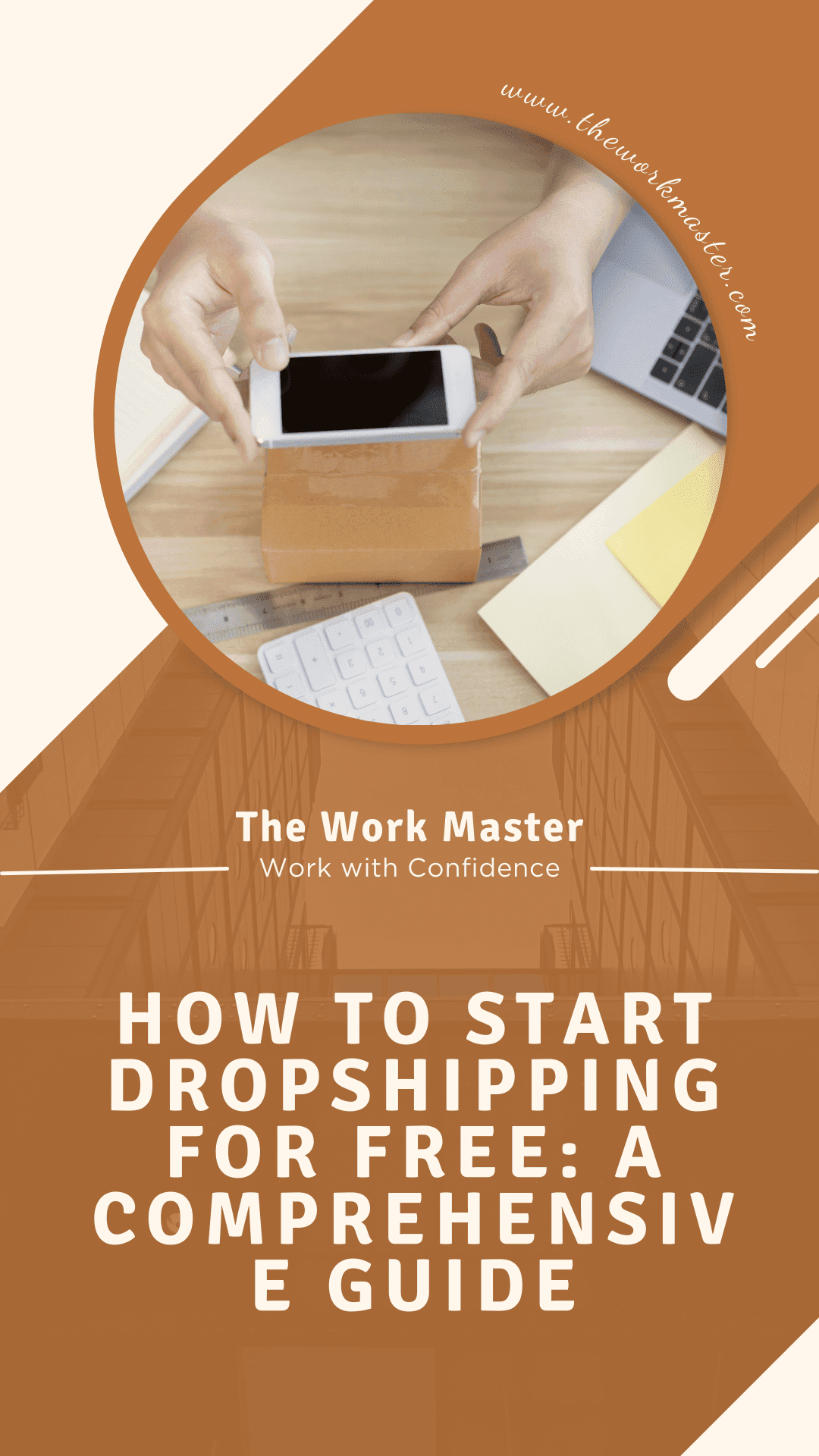 a pin about starting a dropshipping business for free
