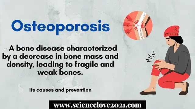what is Osteoporosis? its cause and prevention