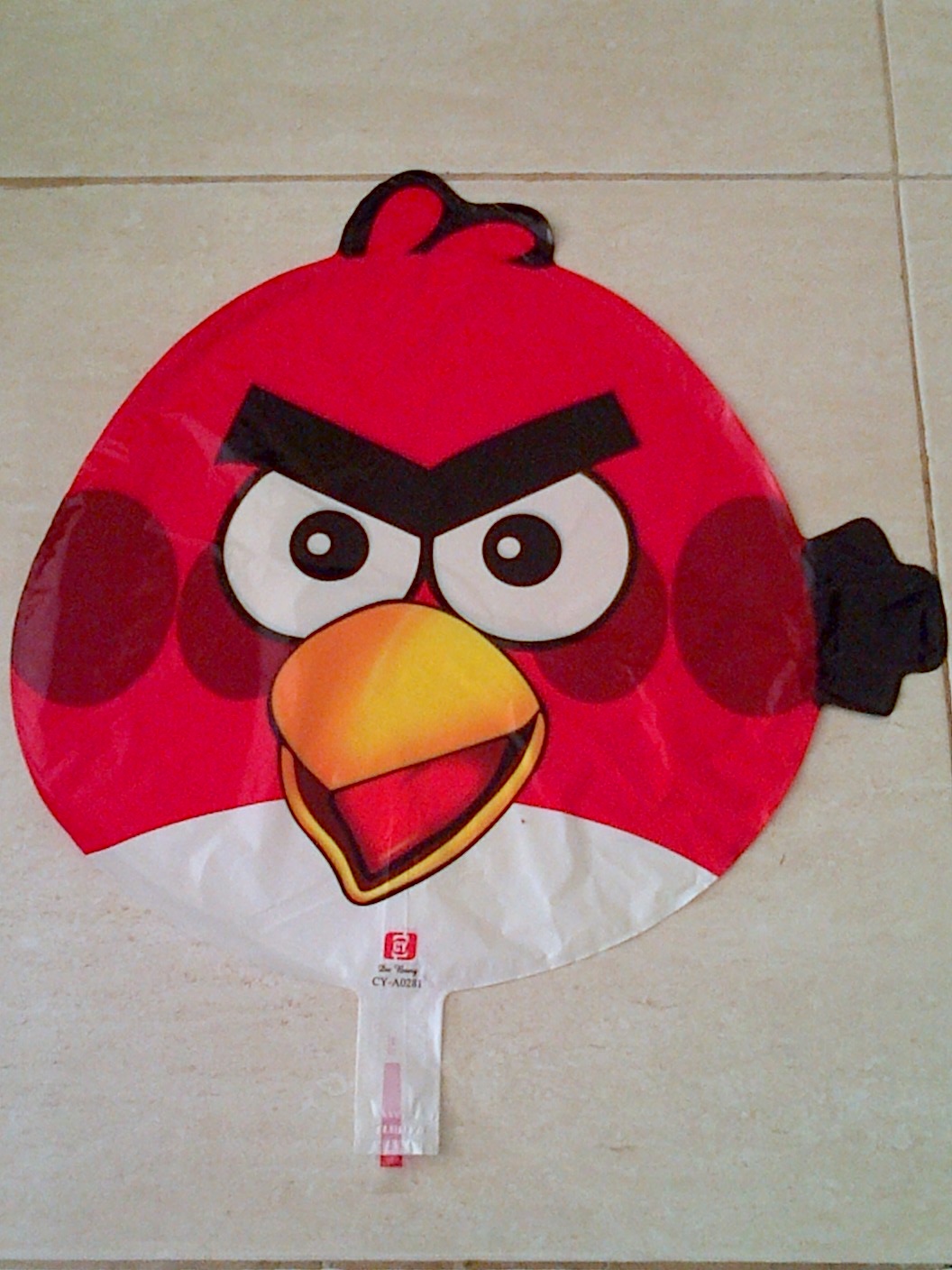 Balon Character Angry Bird Merah Anugerah Utama Toys