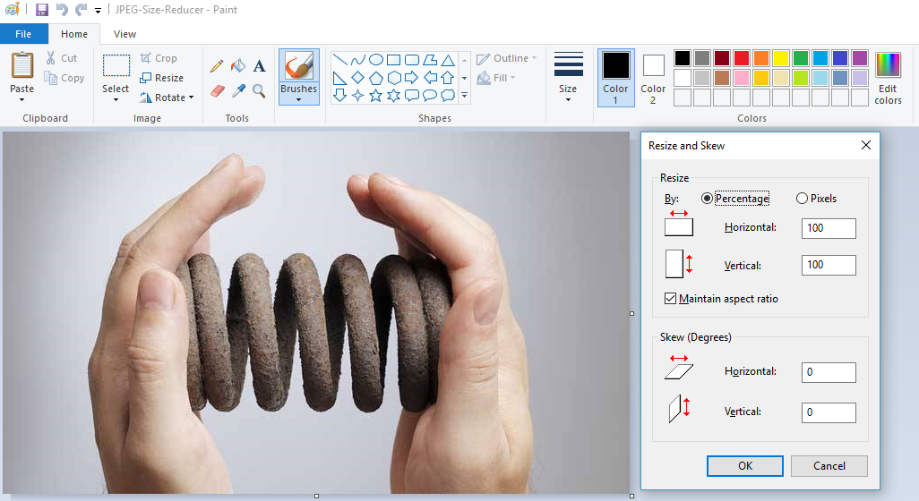 Image size reducer in kb