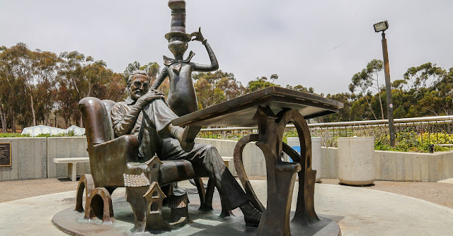 Image: Theodor Geisel Statue at University Of California, San Diego with the Cat in the Hat, by Chance Agrella on FreeRangeStock