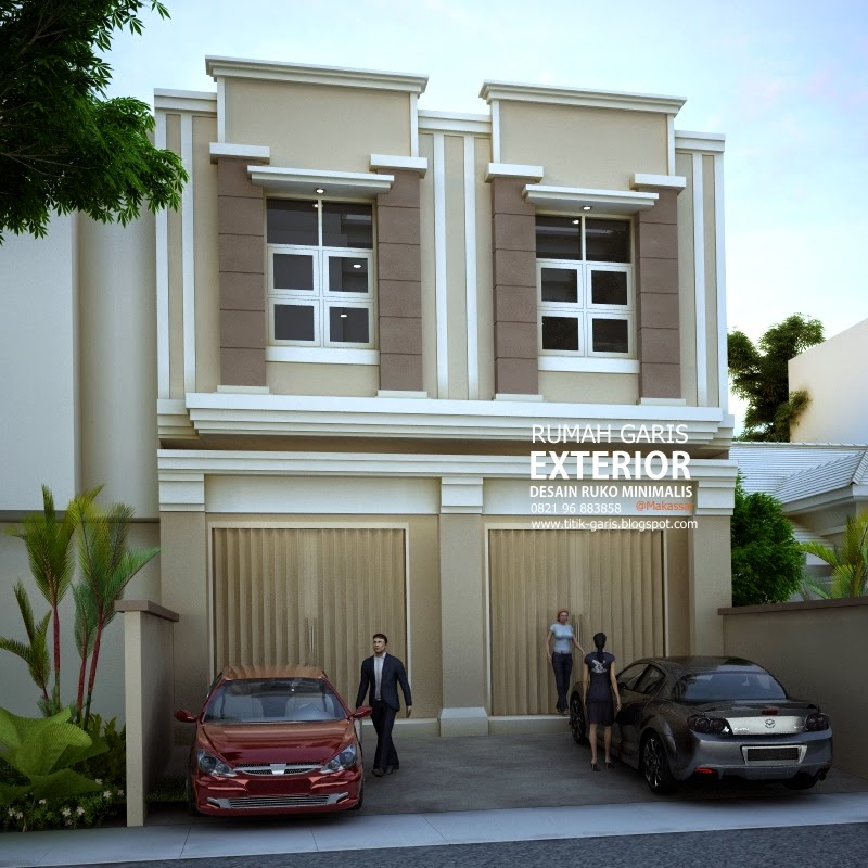 1001 macam desain tampak  depan  RUKO  Rumah  Toko RUKAN 