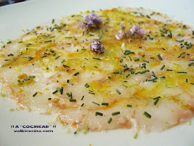 Carpaccio de gambas