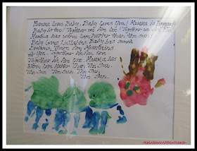 photo of: Eric Carle-like Painted Handprints for Mother's Day via Eric Carle RoundUP at RainbowsWithinReach