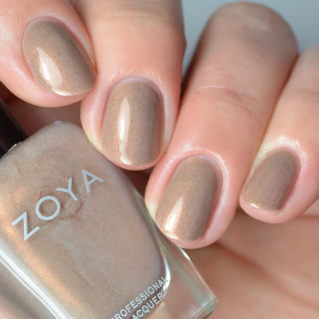 taupe shimmer nail polish