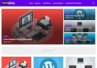 Tutorial Blogger Template Fully Responsive 2021