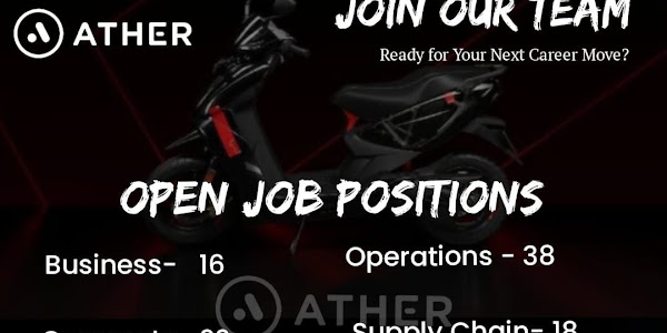 Ather Energy's Exciting Job Opportunities: Propel Your Career Today!