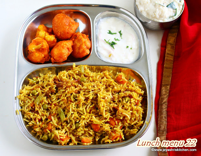 Dum biryani cauliflower pakoda