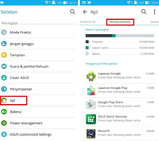 Monitor Aplikasi yang Rakus RAM | Kuze Android