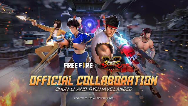 Free Fire x Street Fighter V crossover launches today