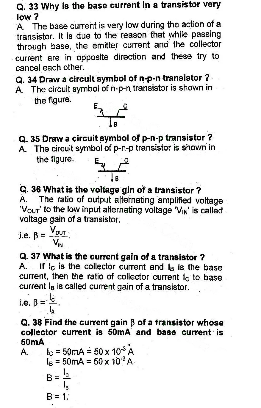 Chapter 18 Electronics Questions 