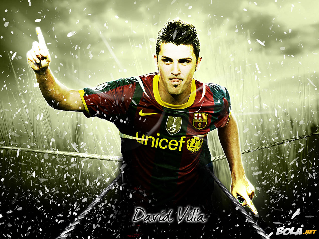 david villa fc barcelona