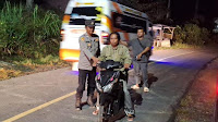  Dedikasi Tanpa Lelah Ditengah Gerimis Polsek Dolok Pardamean Gelar BLP dan Razia Geng Motor