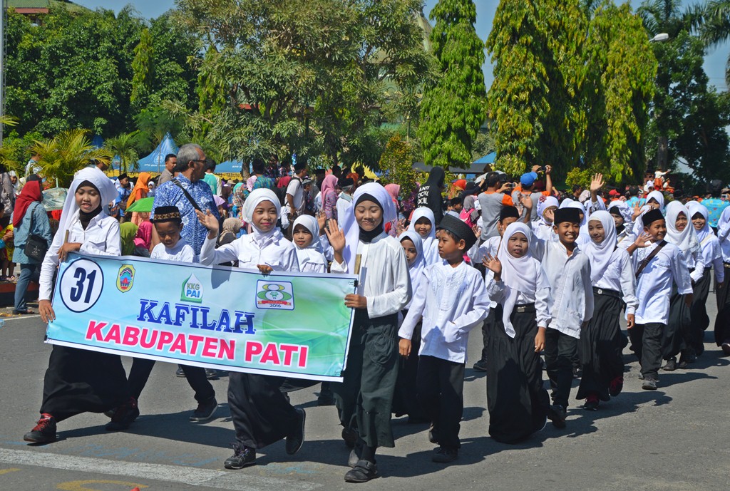 Diawali Pawai Taaruf, Lomba MAPSI SD Tingkat Jateng ke 19 