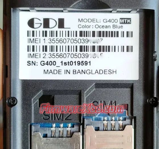 GDL G400 Flash File MT6261