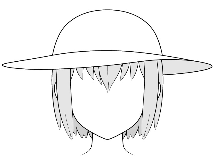 Gambar topi matahari anime