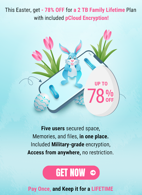 Special Family Easter Deal - pCloud