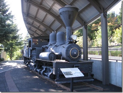 IMG_9403 Lima 2-Truck Shay Steam Locomotive 'Peggy' at the World Forestry Center in Portland, Oregon on September 24, 2009