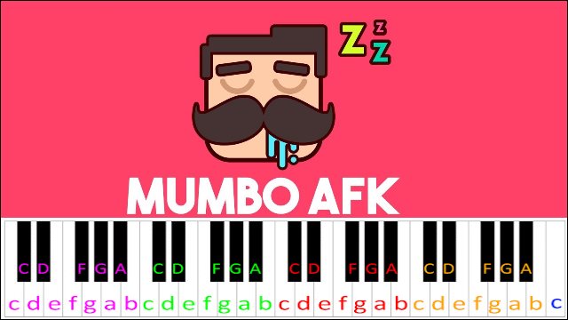 Mumbo AFK by Grian Piano / Keyboard Easy Letter Notes for Beginners