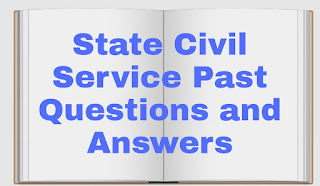 Plateau State Civil Service Past Questions and Answers