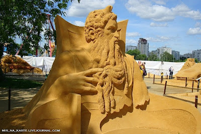 Great Roman Empire Sand Sculpture Exhibition in Russia Seen On coolpicturesgallery.blogspot.com